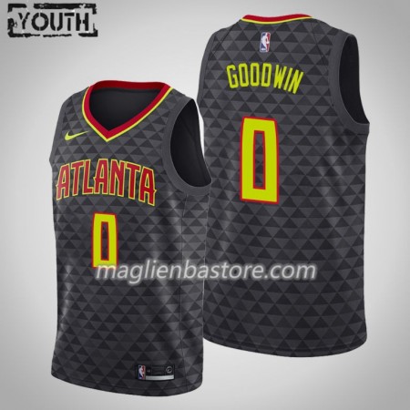 Maglia NBA Atlanta Hawks Brandon Goodwin 0 Nike 2019-20 Icon Edition Swingman - Bambino